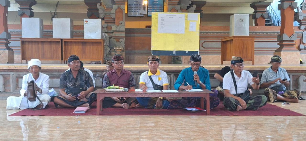 Pemilihan Kelian Subak Abian Kembang Sari Banjar Sekarmukti  Pundung periode 2025 - 2030